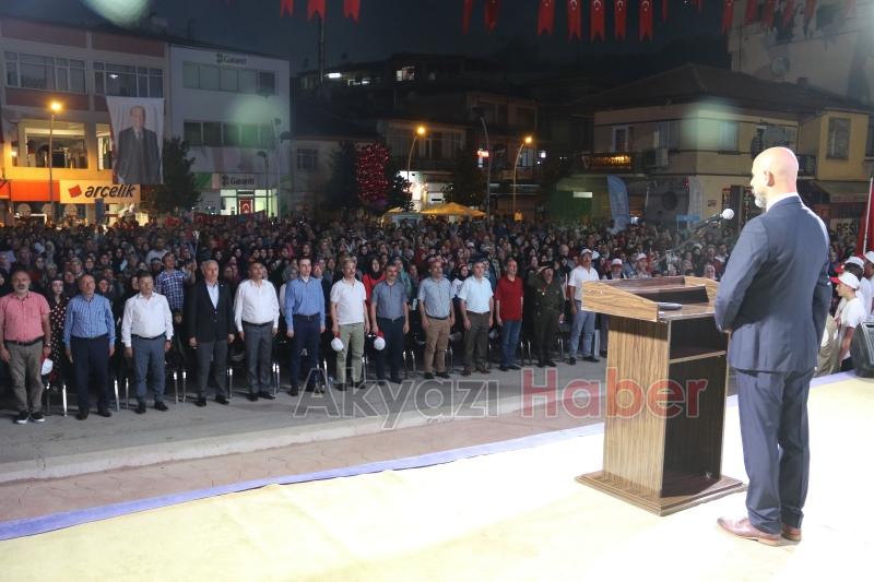 15 Temmuz’un 2.Yıl Dönümünde Akyazı Yine Meydanları Boş Bırakmadı 