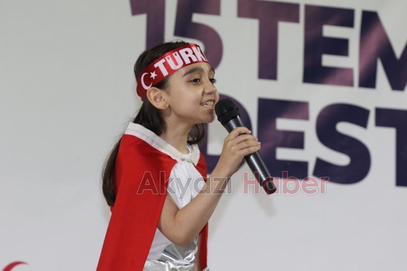 15 Temmuz’un 2.Yıl Dönümünde Akyazı Yine Meydanları Boş Bırakmadı 