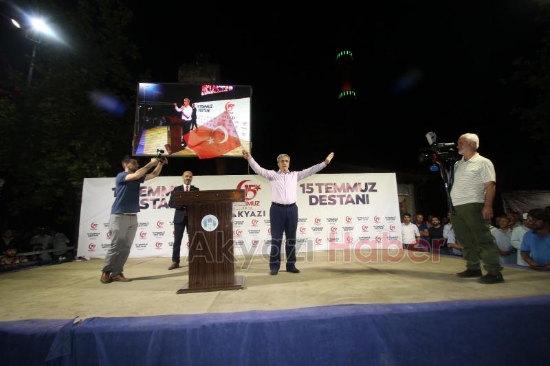 15 Temmuz’un 2.Yıl Dönümünde Akyazı Yine Meydanları Boş Bırakmadı 