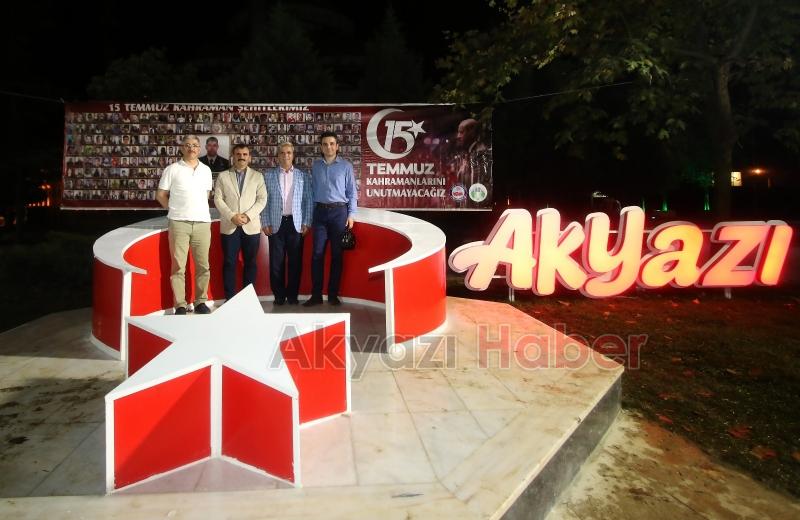 15 Temmuz’un 2.Yıl Dönümünde Akyazı Yine Meydanları Boş Bırakmadı 