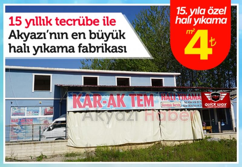 15. Yıla Özel Halı Yıkama Sadece 4TL 