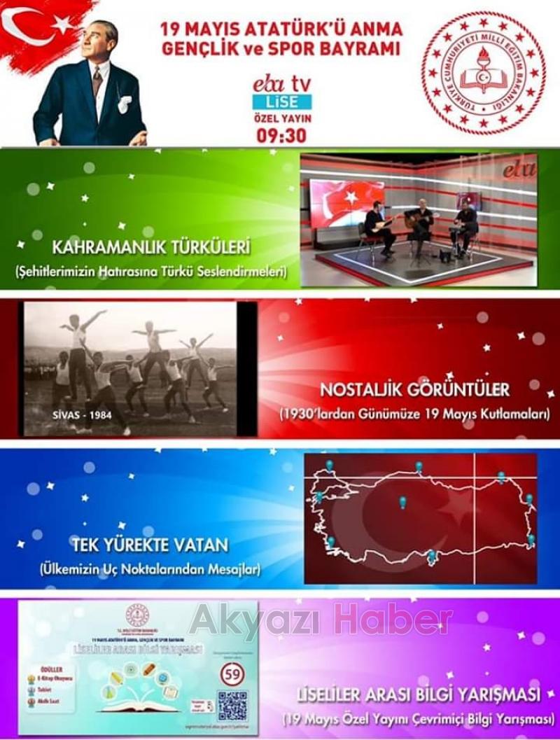 19 Mayıs coşkusu TRT EBA TV'de