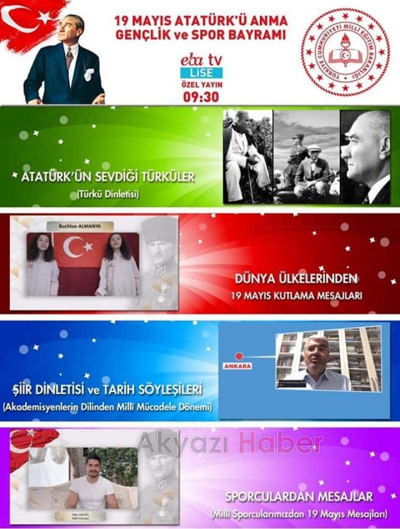 19 Mayıs coşkusu TRT EBA TV'de