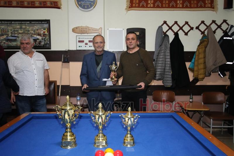 2019 YILI DÖRT TOP BİLARDO TURNUVASI ŞAMPİYONU BELLİ OLDU