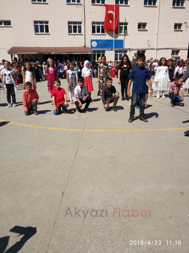 23 Nisan Dokurcun’da Coşkuyla Kutlandı