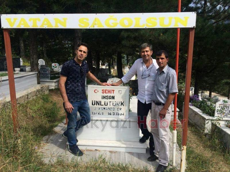 24 Yıl Sonra Şehit Olan Asker Arkadaşını Ziyaret Ettiler