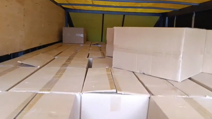 250 bin adet boş makaron ele geçirildi