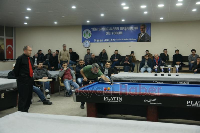 29 EKİM BİLARDO TURNUVASI AKYAZI’DA YAPILACAK