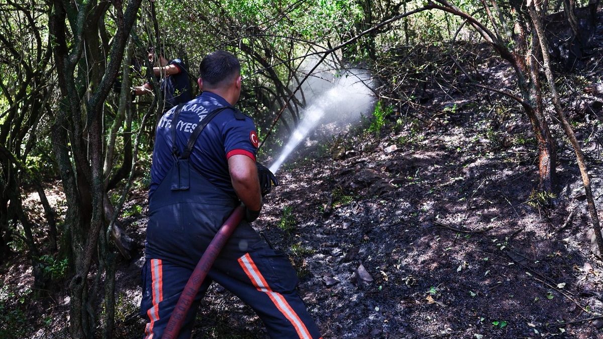 3 ilçede ki orman yangınları kontrol altına alındı