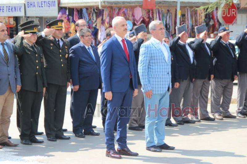30 Ağustos Zafer Bayramı’nın 96. Yıldönümü Akyazı'da törenle kutlandı.