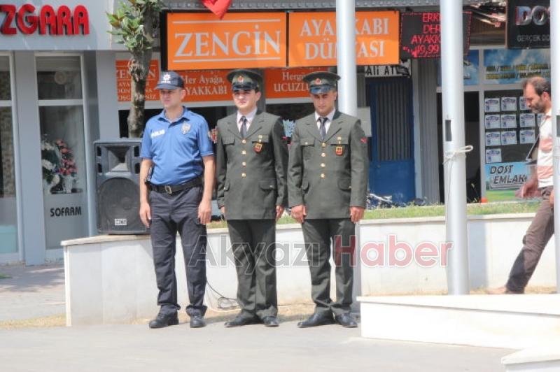 30 Ağustos Zafer Bayramı’nın 96. Yıldönümü Akyazı'da törenle kutlandı.