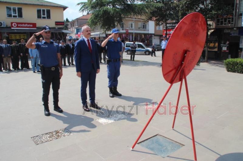 30 Ağustos Zafer Bayramı’nın 96. Yıldönümü Akyazı'da törenle kutlandı.