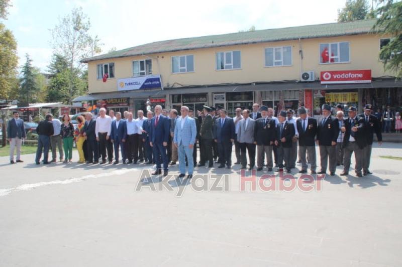 30 Ağustos Zafer Bayramı’nın 96. Yıldönümü Akyazı'da törenle kutlandı.