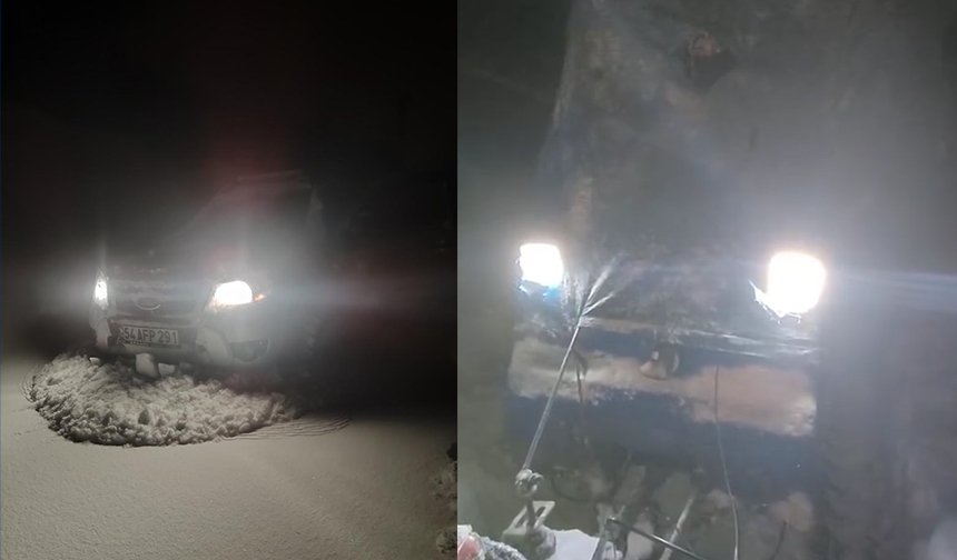 4 kişi yaylada mahsur kaldı, imdatlarına off road ekibi yetişti