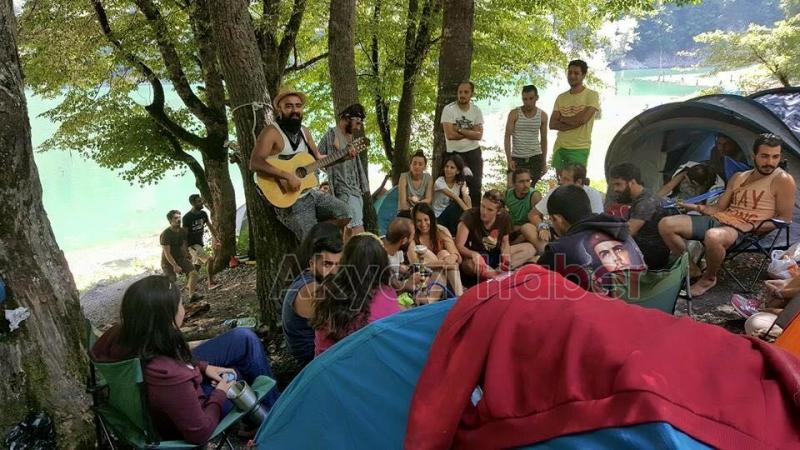 540 Çadırlık Sülüklügöl Kampı Yapıldı