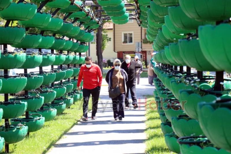 65 yaş üzeri haftalar sonra dışarı çıktı