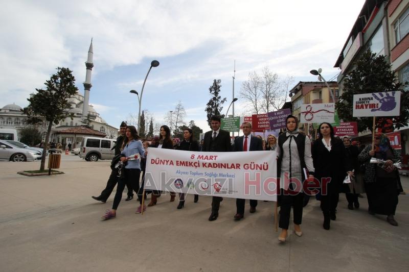 8 Mart Dünya Kadınlar Günü Akyazı da Kutlandı
