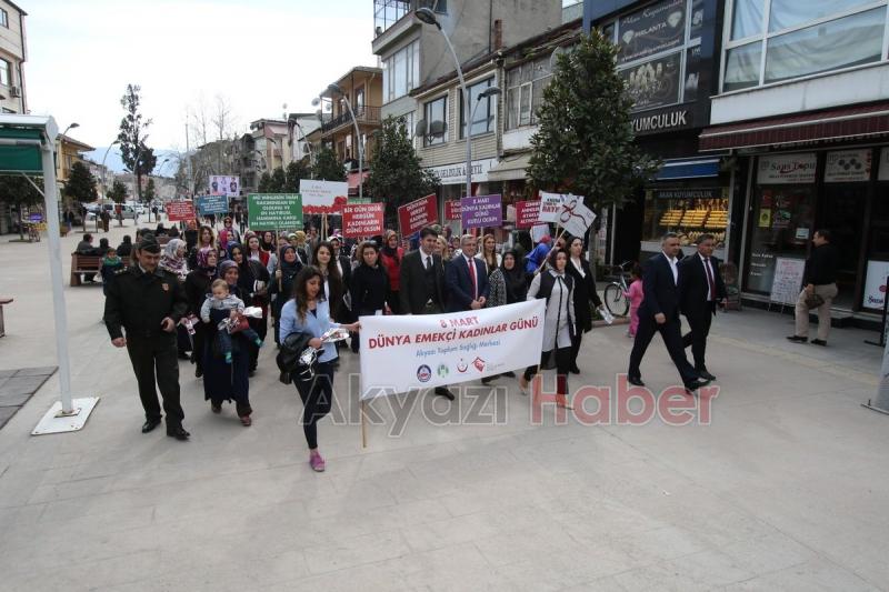 8 Mart Dünya Kadınlar Günü Akyazı da Kutlandı