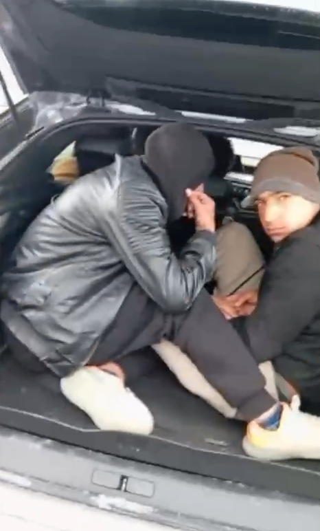 9 Suriyeli kaçak göçmen yakalandı