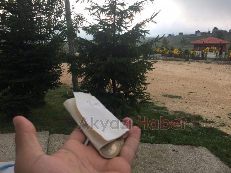 Acelle Yaylasında Kurstan Etkilenen Bir Vatandaş Not Bıraktı