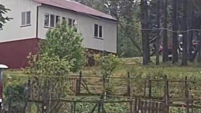 Acelle Yaylası’nda şiddetli rüzgar çatıları uçurdu