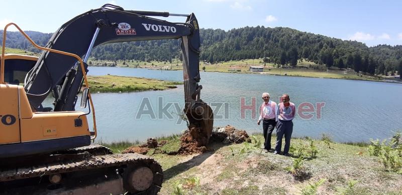 Acelle Yaylasının Şebeke Su Hattı Yenilendi