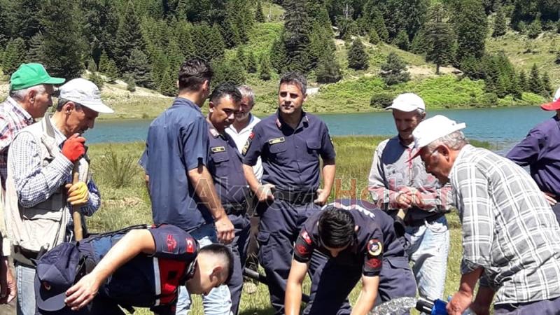 Acelle Yaylasının Şebeke Su Hattı Yenilendi