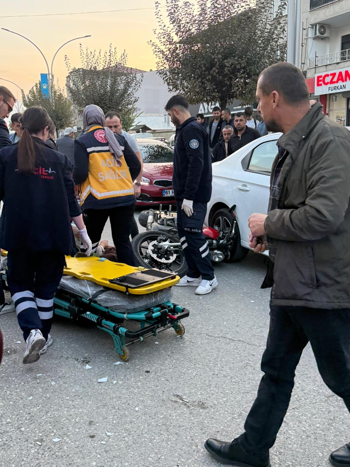 Ada Caddesi'nde kaza