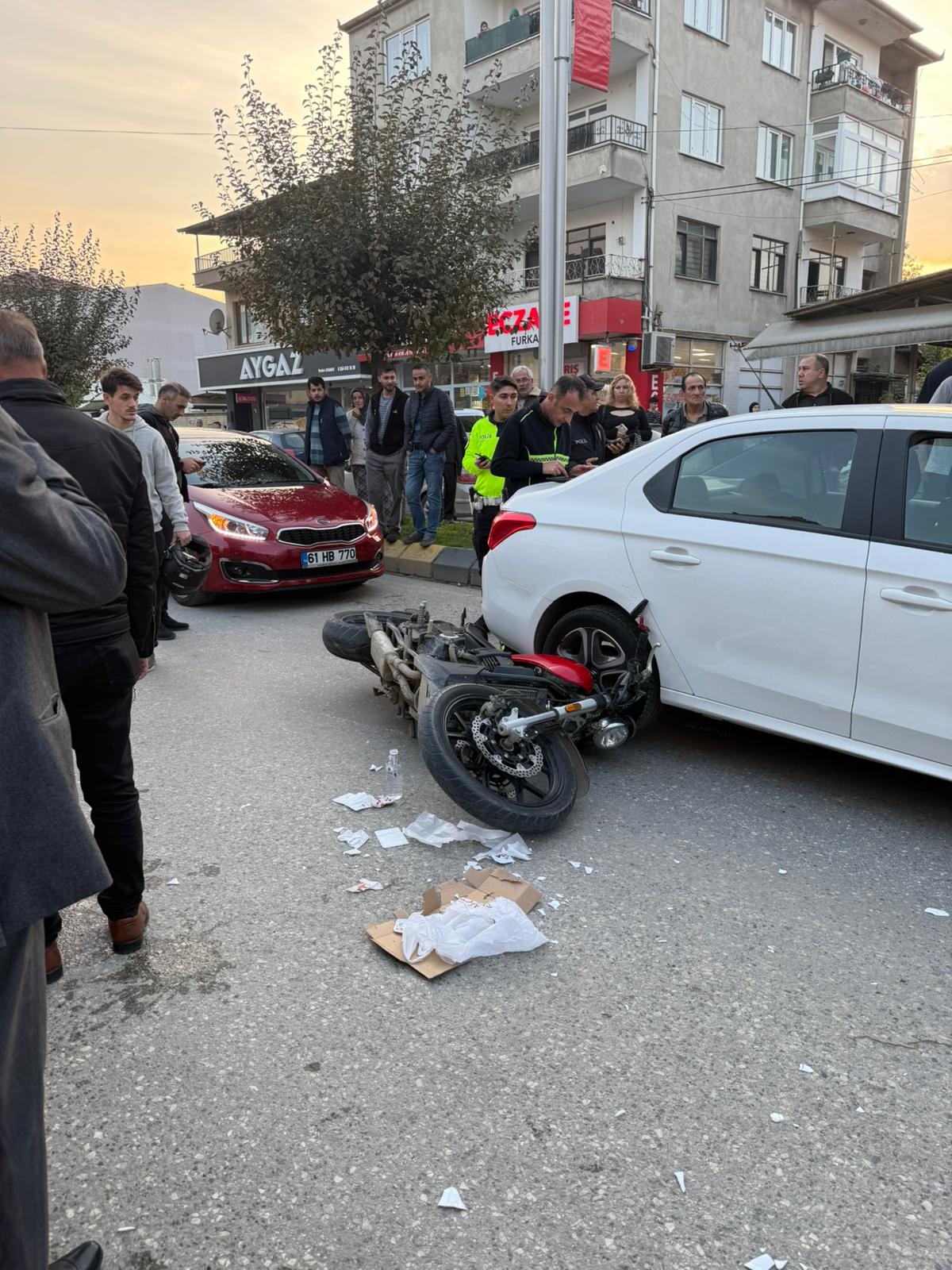Ada Caddesi'nde kaza