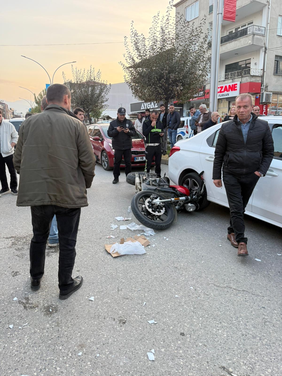 Ada Caddesi'nde kaza