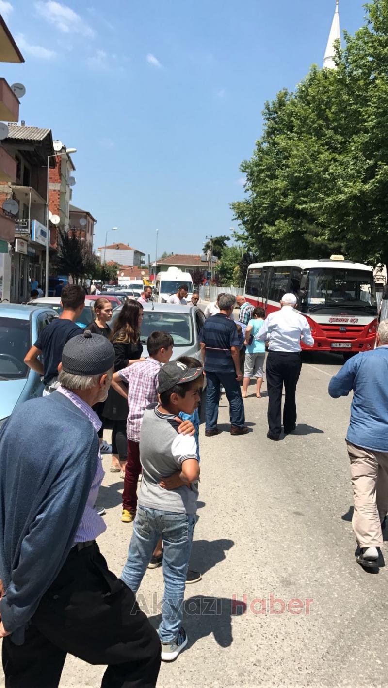 Ada Caddesi nde Zincirleme Kaza
