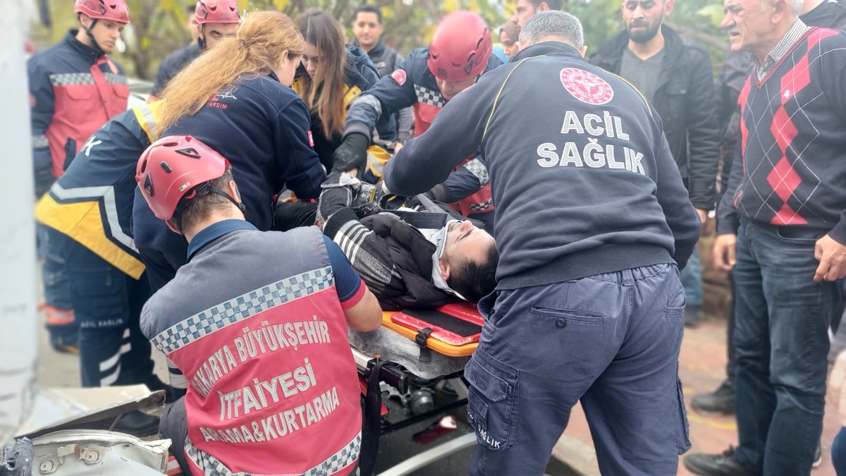 Ada Caddesi’nde feci kaza: 1 yaralı