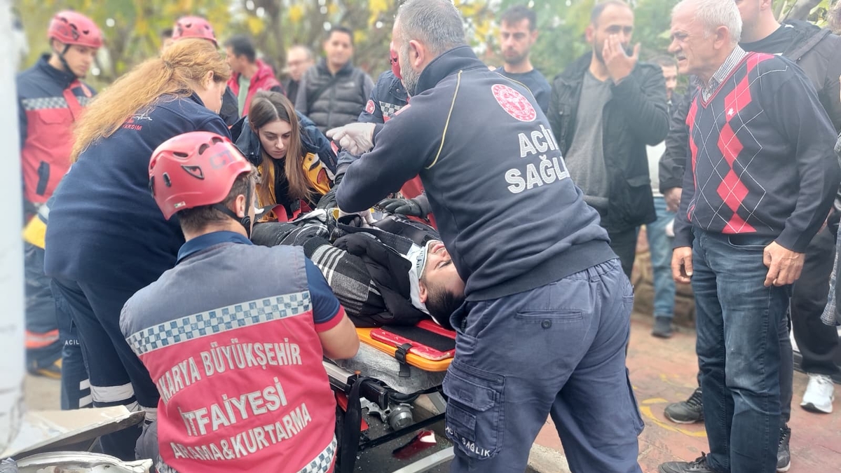 Ada Caddesi’nde feci kaza: 1 yaralı