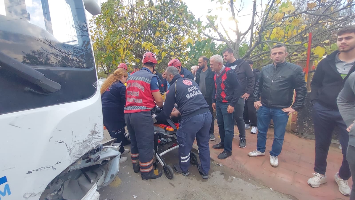 Ada Caddesi’nde feci kaza: 1 yaralı
