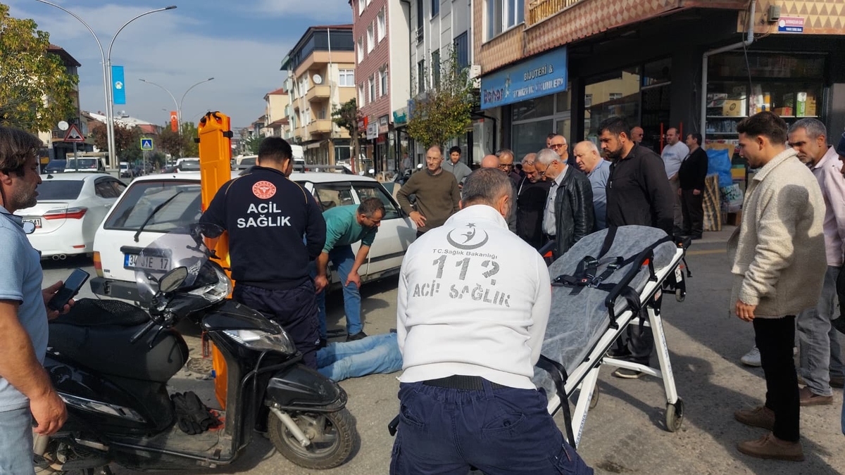 Ada Caddesi’nde kaza: 1 yaralı
