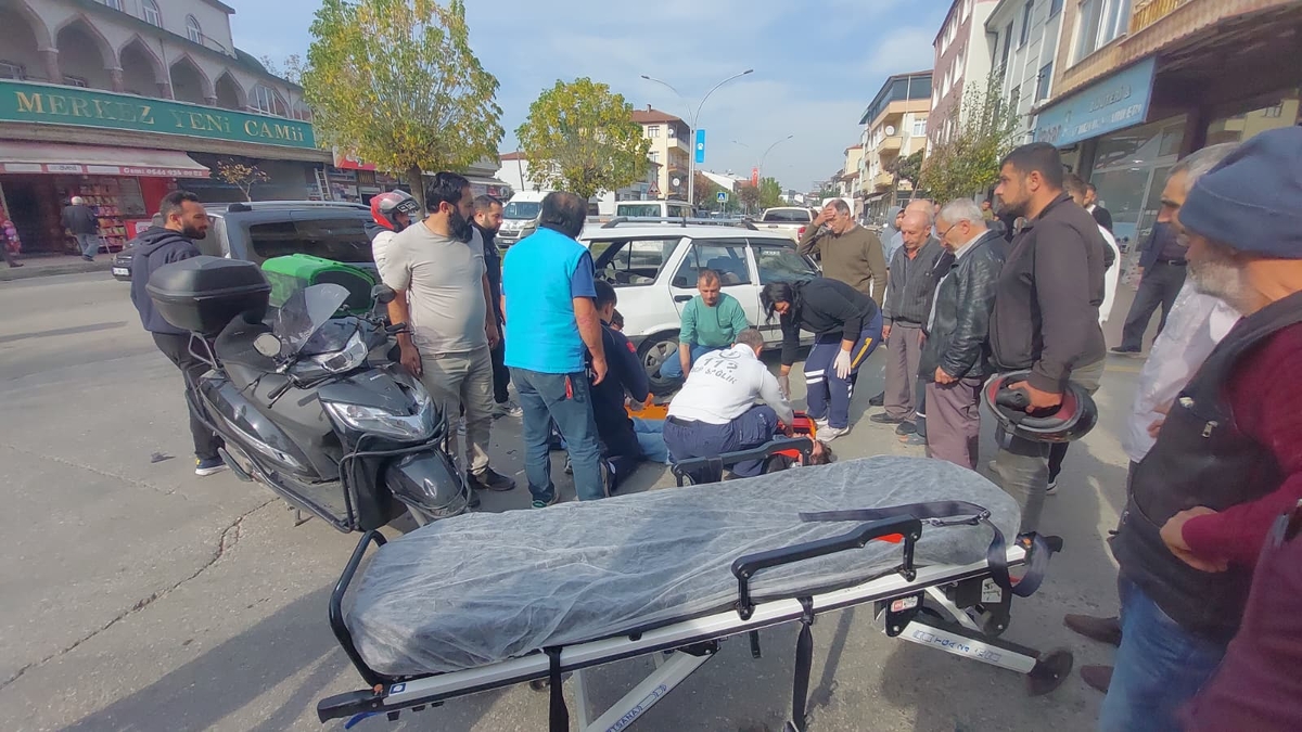 Ada Caddesi’nde kaza: 1 yaralı