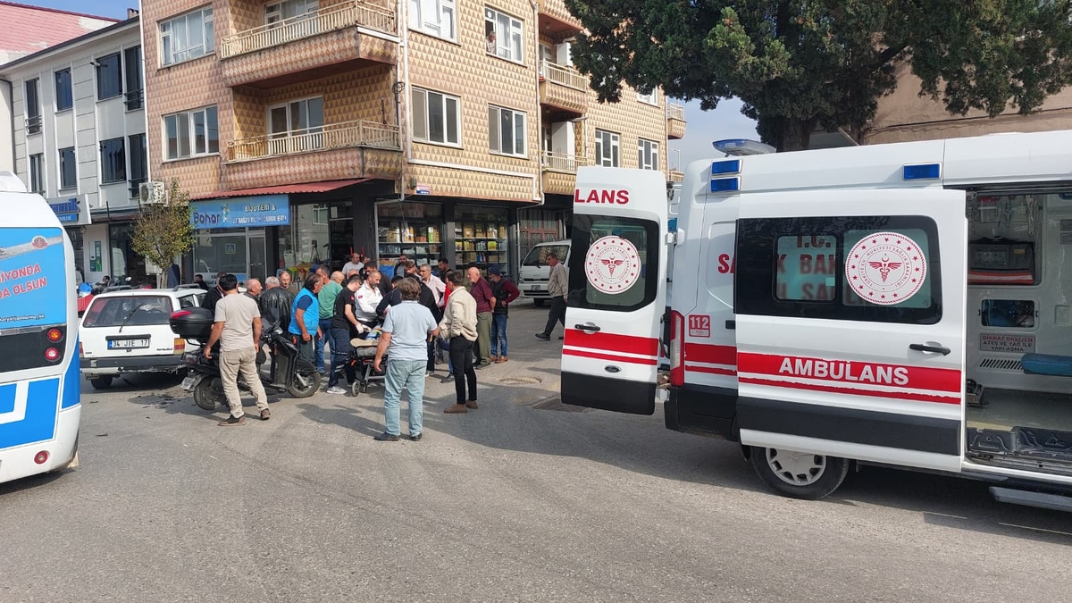 Ada Caddesi’nde kaza: 1 yaralı