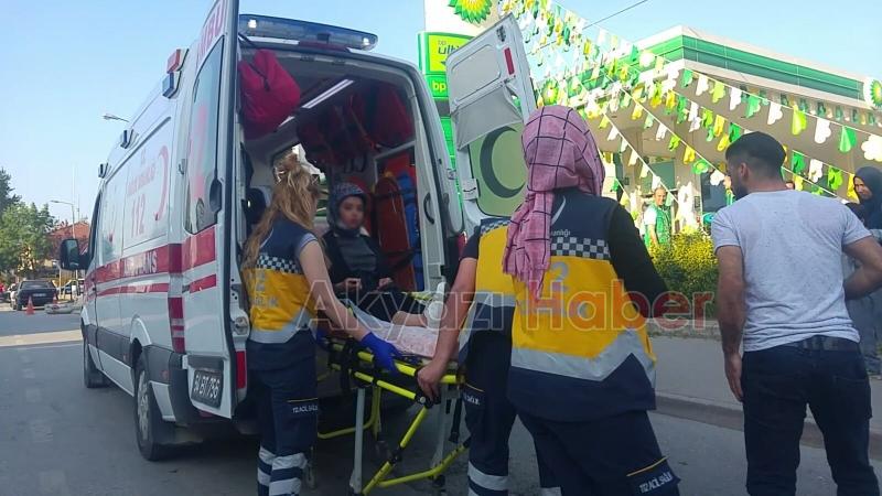 Ada Caddesi’nde Kaza Genç Kıza Çarptı