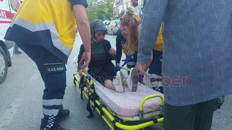 Ada Caddesi’nde Kaza Genç Kıza Çarptı