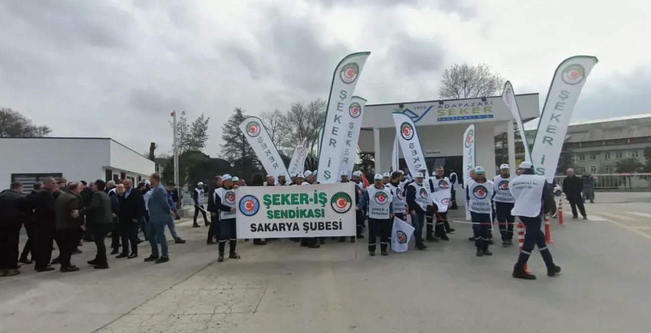 Adapazarı Şeker Fabrikası için üretim durmasın eylemi