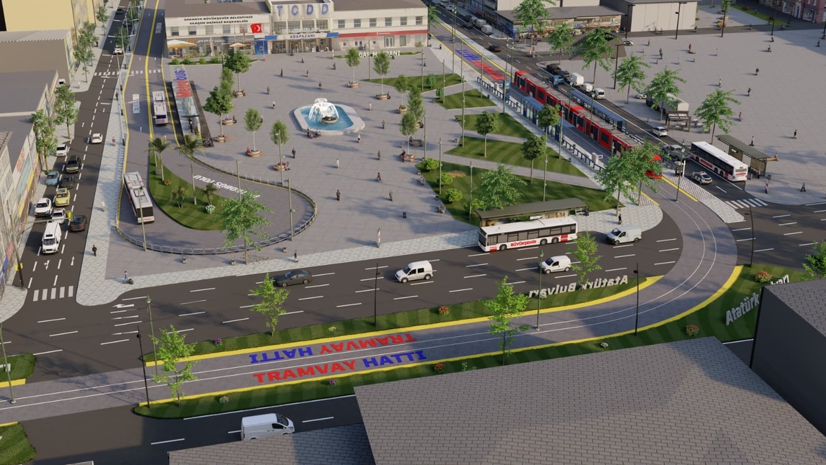 Adapazarı-Serdivan Tramvay Hattı'nın yapımı 2025'te başlıyor