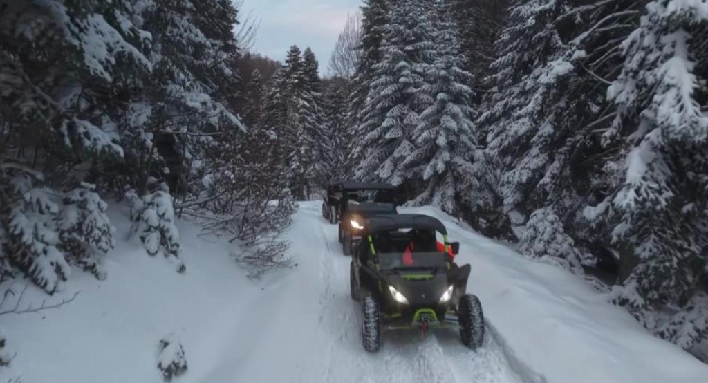 Adrenalin tutkunları yaylada karın tadını çıkardı