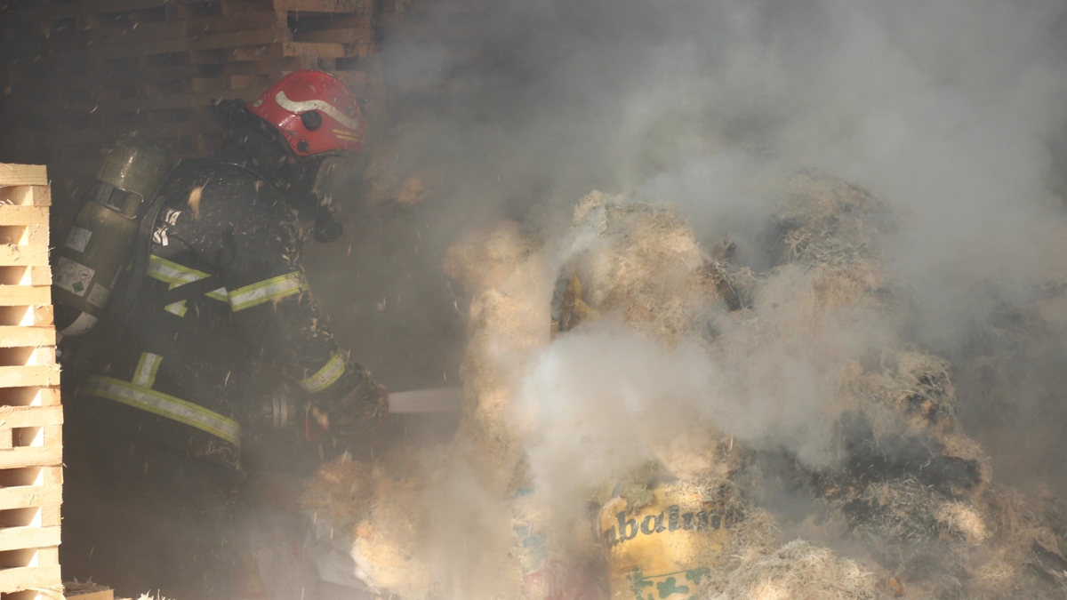 Ahşap sap İmalathanesinde Yangın Paniği!