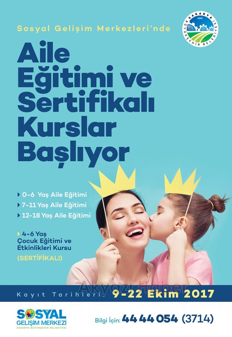 Aile Eğitimi Kursları için kayıtlar başlıyor