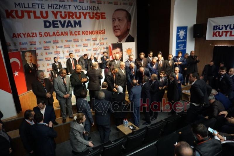Ak Parti Akyazı 5 nci Olağan Kongresi Yapıldı 