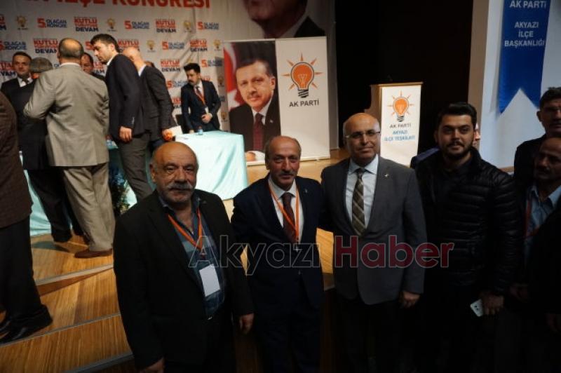 Ak Parti Akyazı 5 nci Olağan Kongresi Yapıldı 