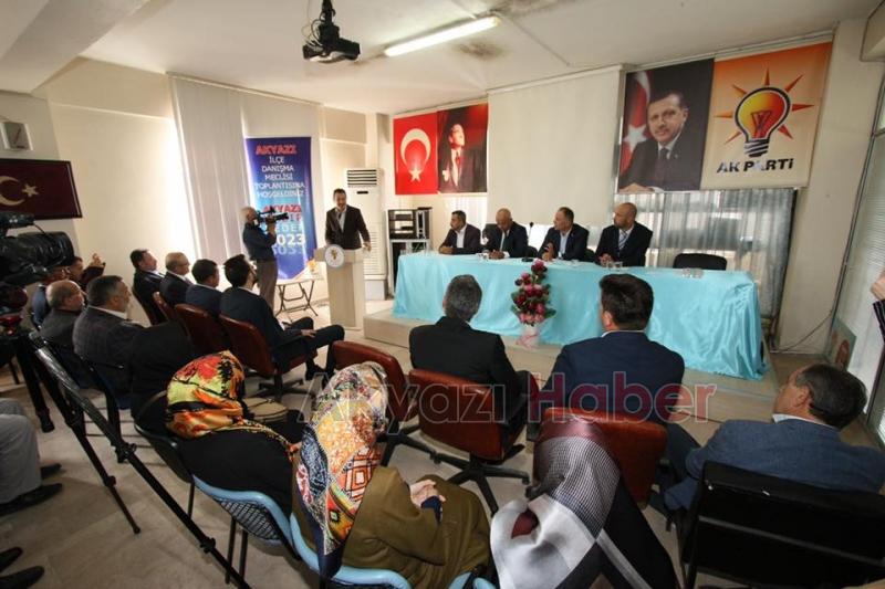 AK Parti Akyazı İlçe Başkanlığı danışma Toplantısı Yaptı