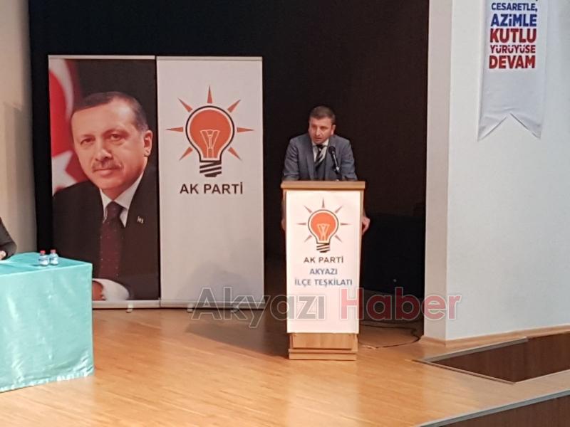 Ak Parti Akyazı İlçe Gençlik Kolları 5.nci Olağan Kongresi Yapıldı