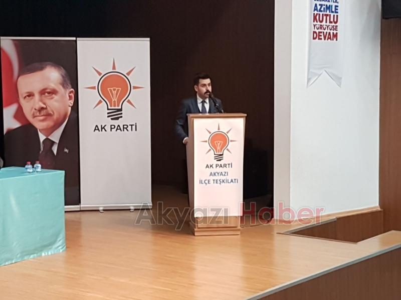 Ak Parti Akyazı İlçe Gençlik Kolları 5.nci Olağan Kongresi Yapıldı
