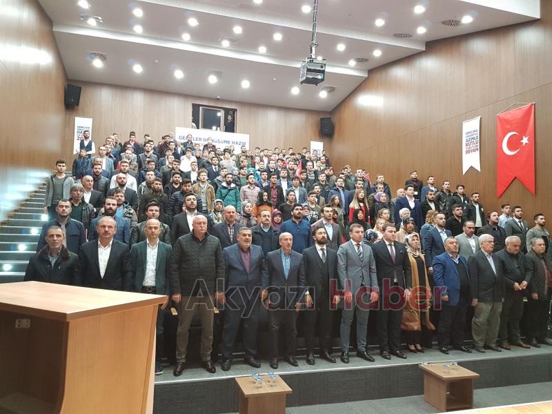 Ak Parti Akyazı İlçe Gençlik Kolları 5.nci Olağan Kongresi Yapıldı